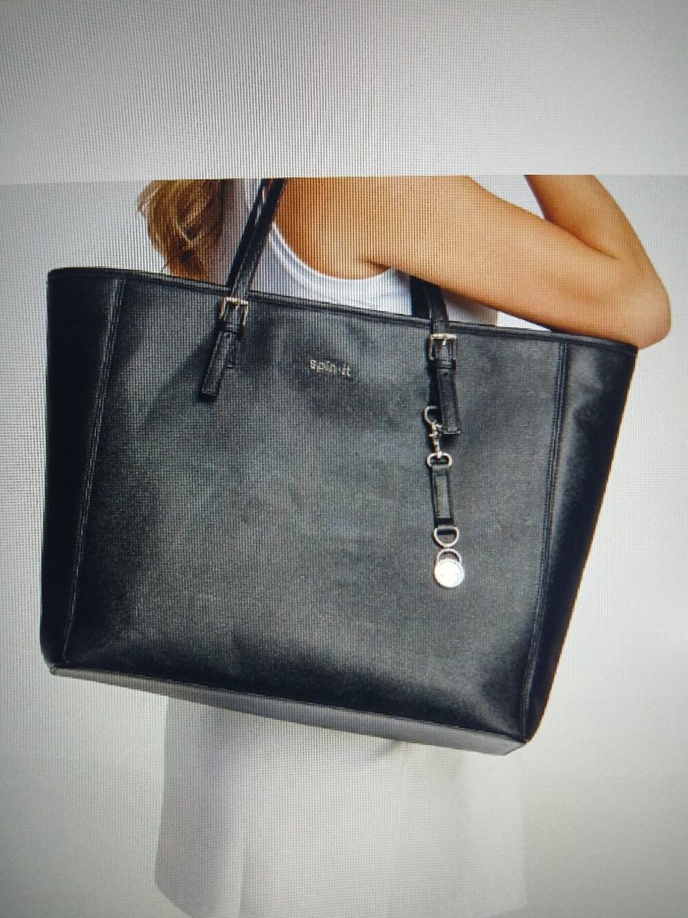 Sunbury Tote Bag - Onyx Black -  Tail Spin it